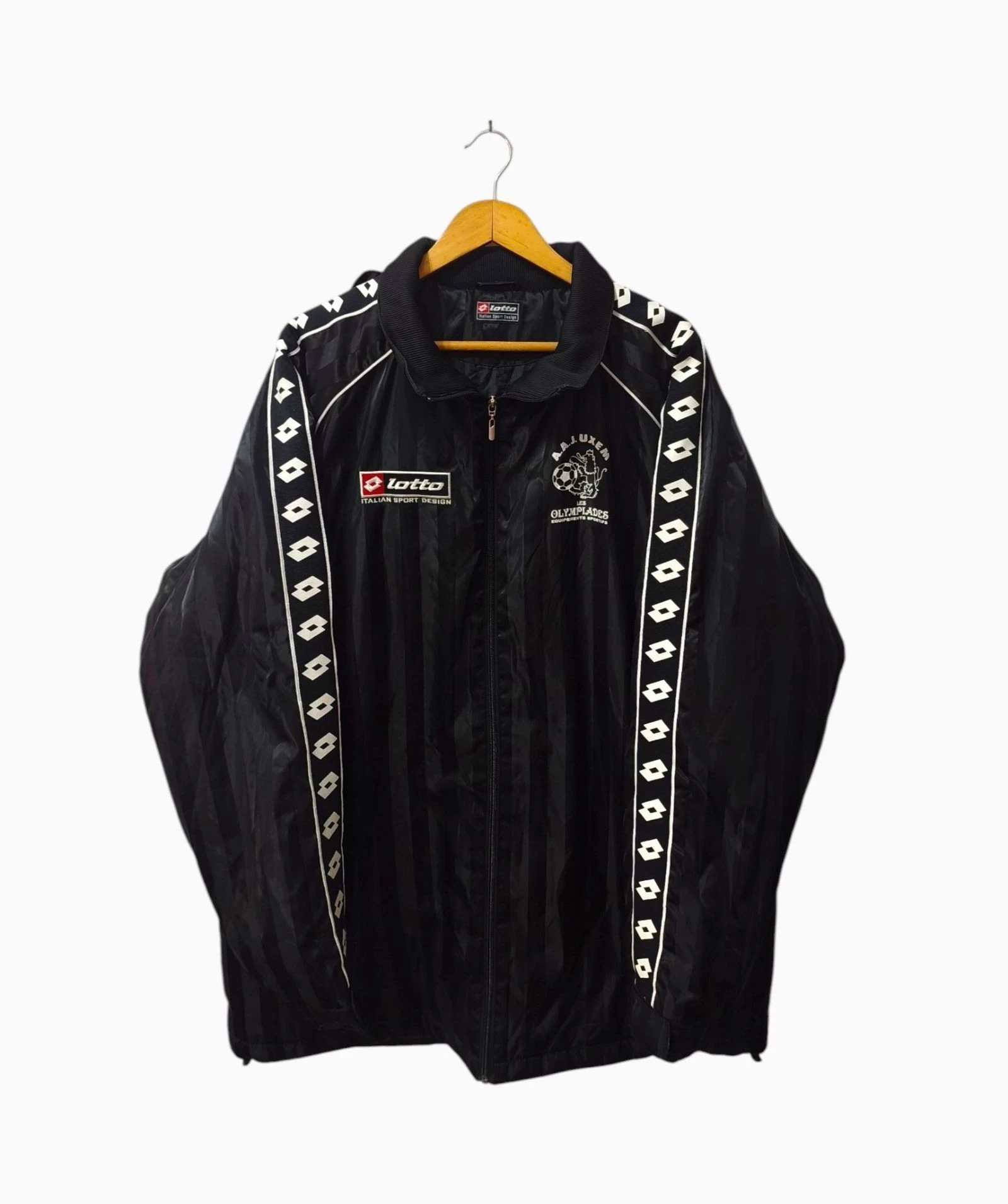 Chaquetón deportivo negro Lotto hombre Talla XL-XXL